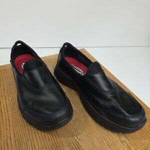 Skechers Work Shoes Mens Size 8.5 Slip Resistant Relaxed Fit FlexSole Leather